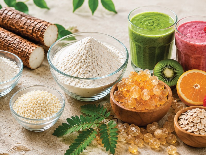 Premium functional fiber ingredients for food and beverage applications supplied by Eco Agri Food