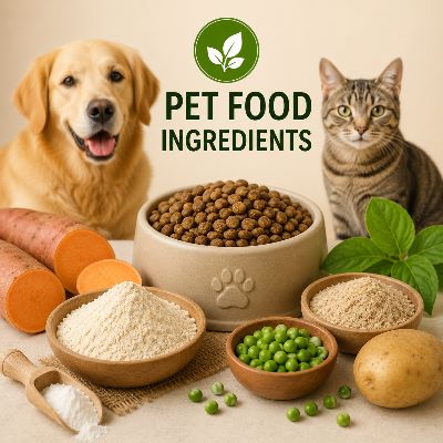 Pet food ingredient solutions supplied by Eco Agri Food